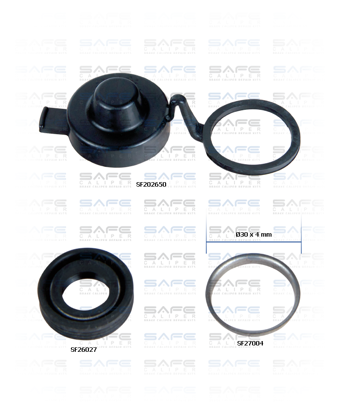 Caliper Adjuster Seal & Boot Repair Kit
