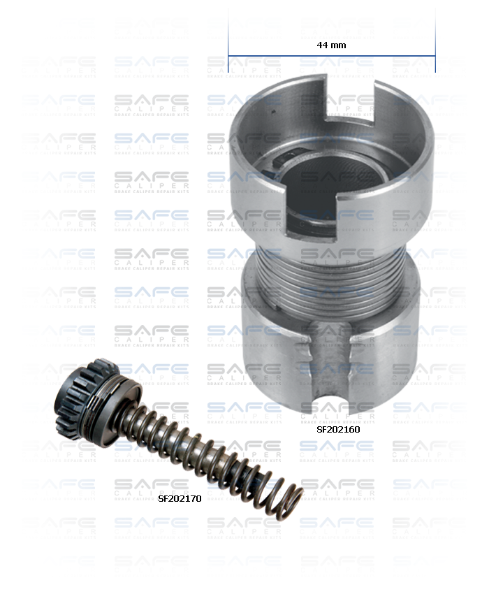 Caliper Adjusting Mechanism & Housing (New Type - Left)