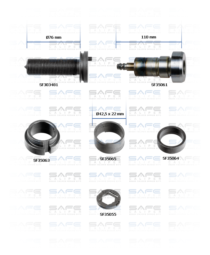 Caliper Adjusting Mechanism Repair Kit
