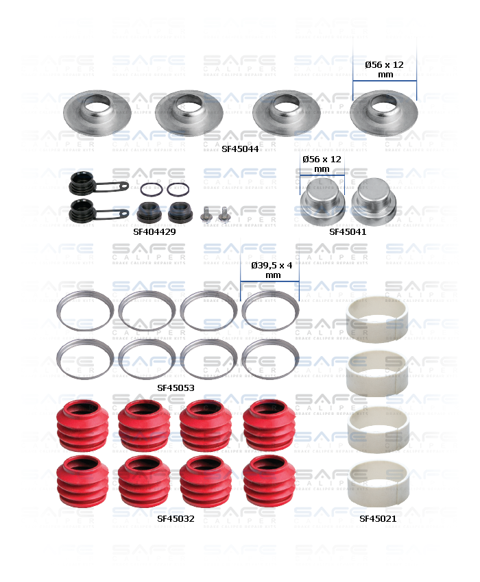 Caliper Boot & Plug Repair Kit
