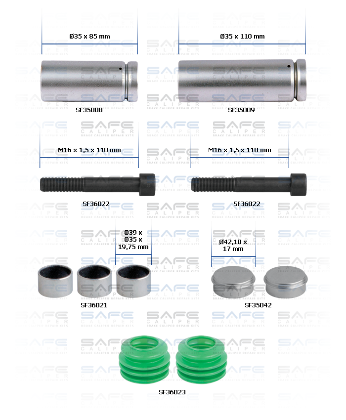 Caliper Boot & Seal Repair Kit