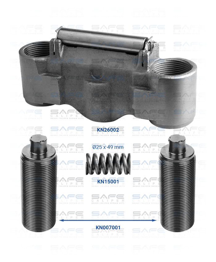 Caliper Bridge Assembly Repair Kit