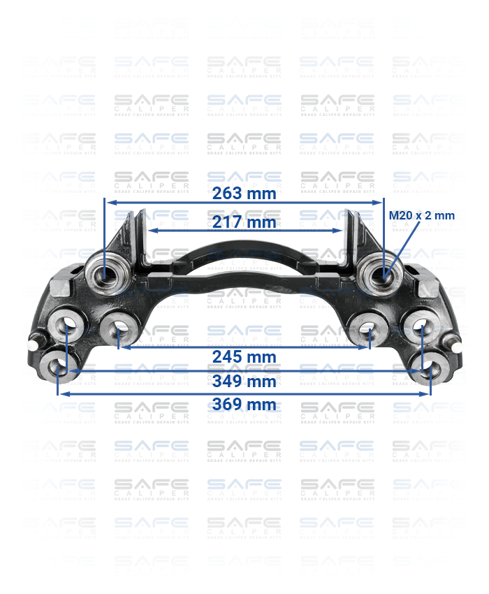 Caliper Carrier (19,5 Inch / DUCO Type / Right-Left)