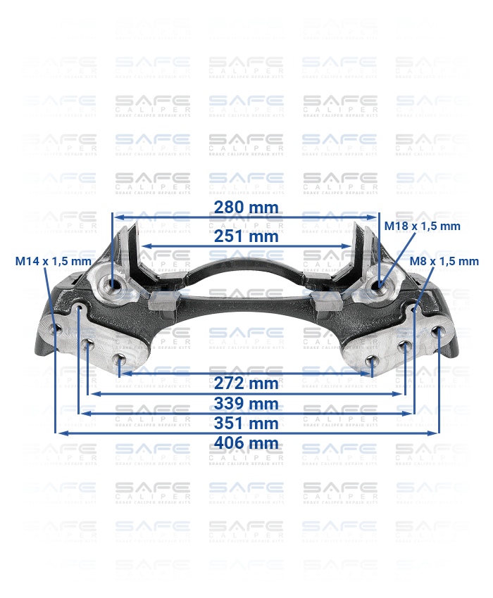 Caliper Carrier (22,5 Inch / D3 Type)