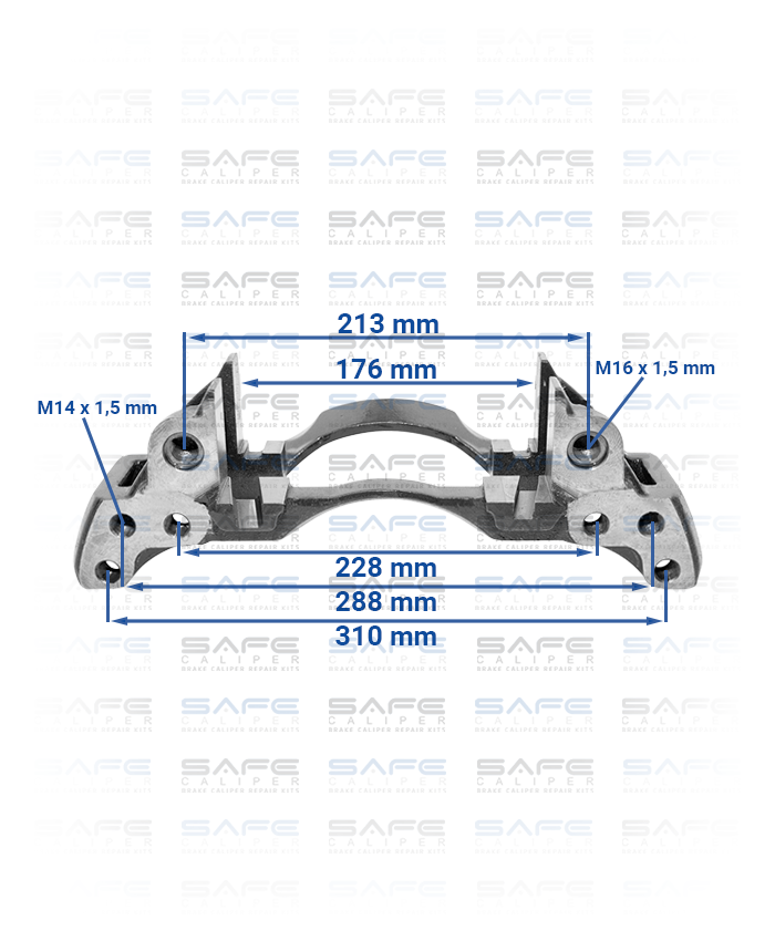 Caliper Carrier (PAN 17 / Left)