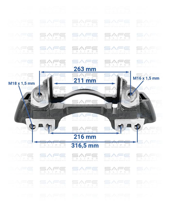 Caliper Carrier (PAN 22,5 / Right)