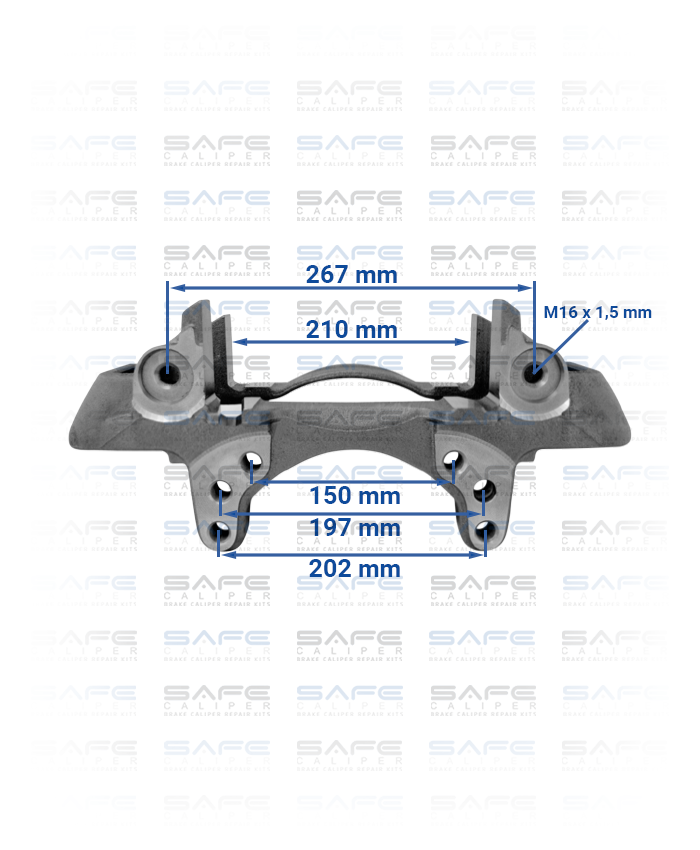 Caliper Carrier (Schmitz Trailer / Left)