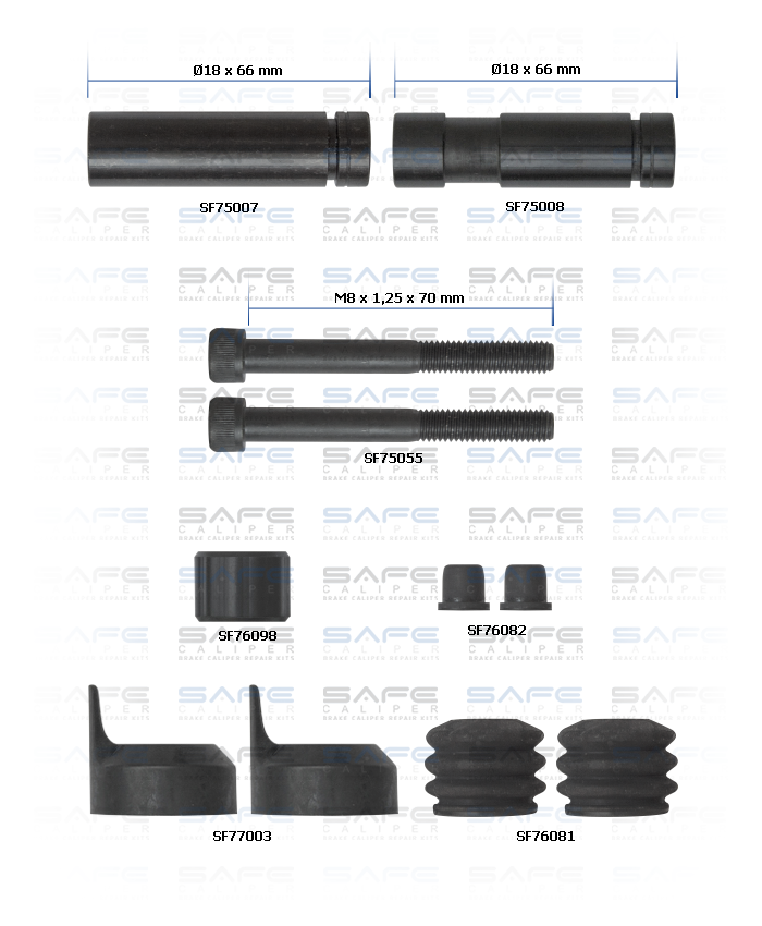 Caliper Guide Pin Repair Kit