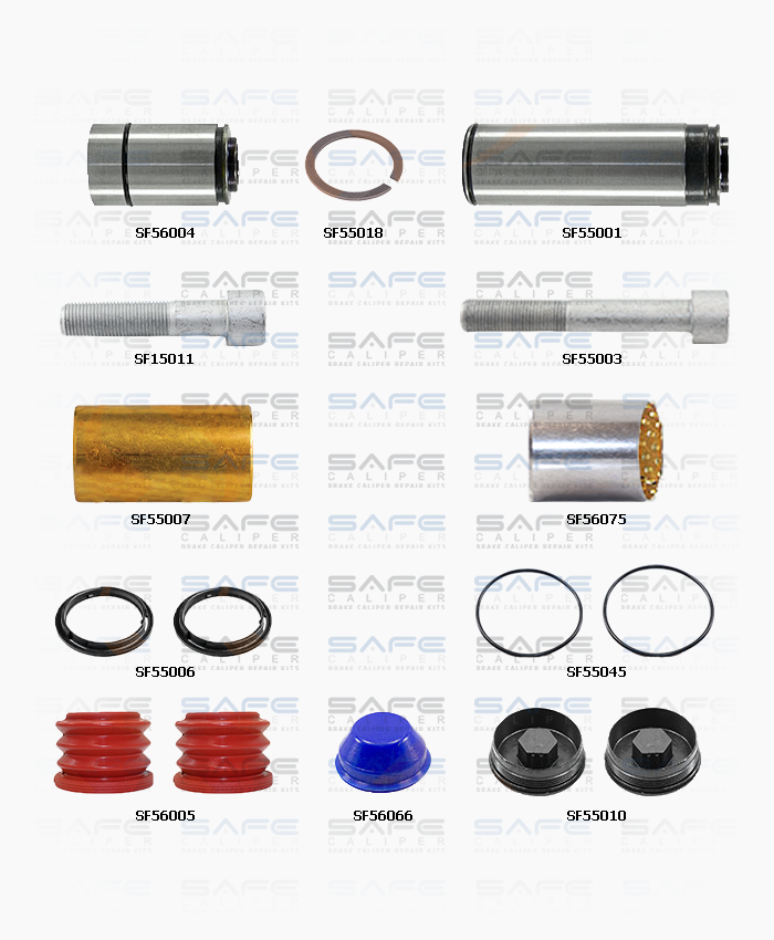 Caliper Guides & Seals Repair Kit