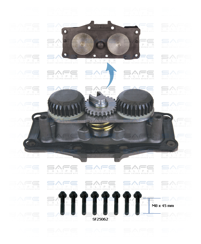 Caliper Mechanism, Piston & Cover Kit
