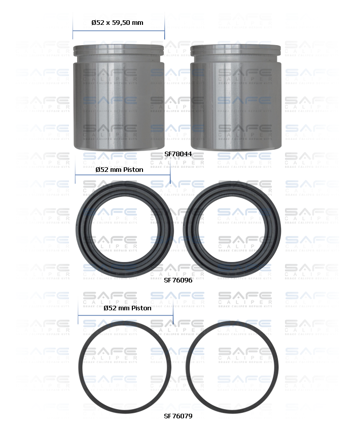 Caliper Piston & Seal Kit