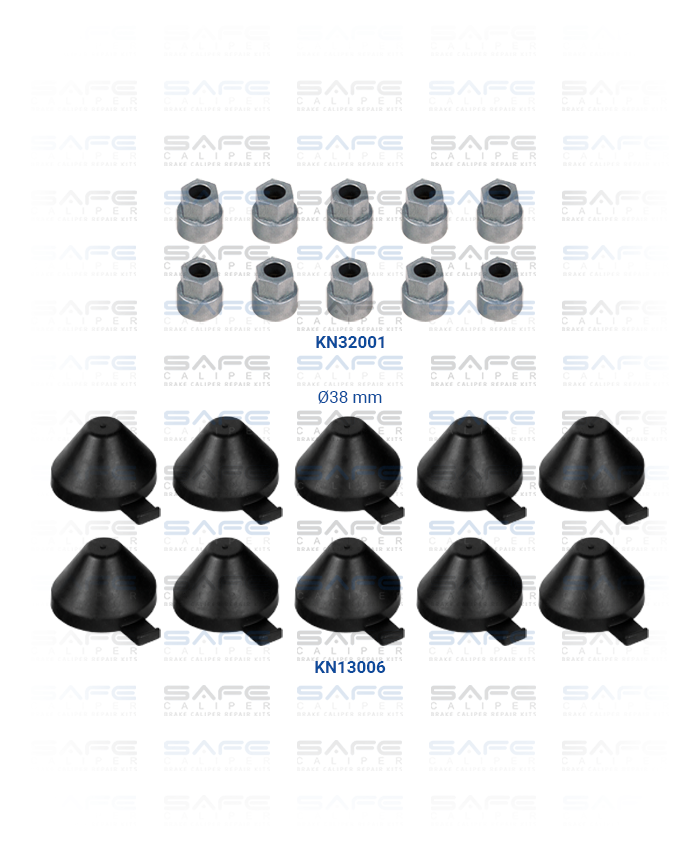 Caliper Plastic Cover Cap Kit