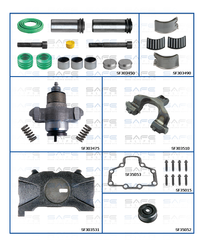 Caliper Repair Set (12.153 Man / Left)