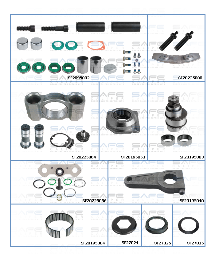 Caliper Repair Set (DX225 / Right)