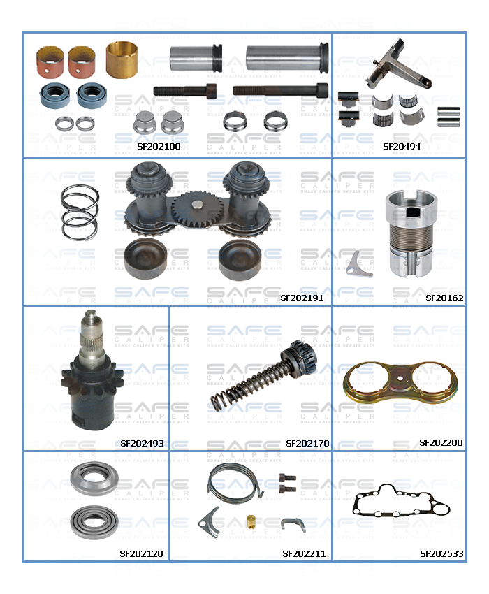 Caliper Repair Set (ELSA1 RADIAL / Left)