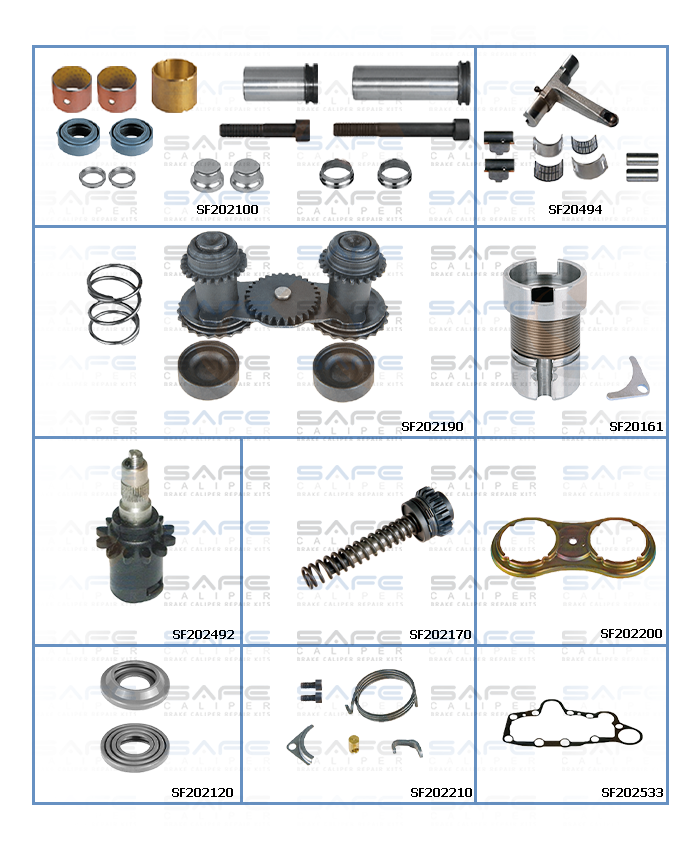 Caliper Repair Set (ELSA1 RADIAL / Right)