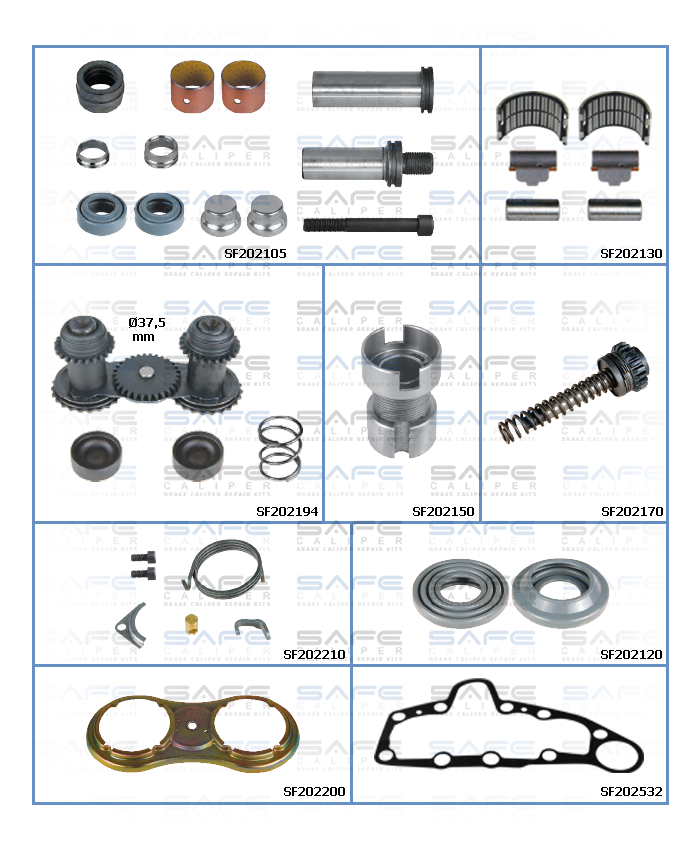 Caliper Repair Set (Man 463-464 / Old Model / Right)