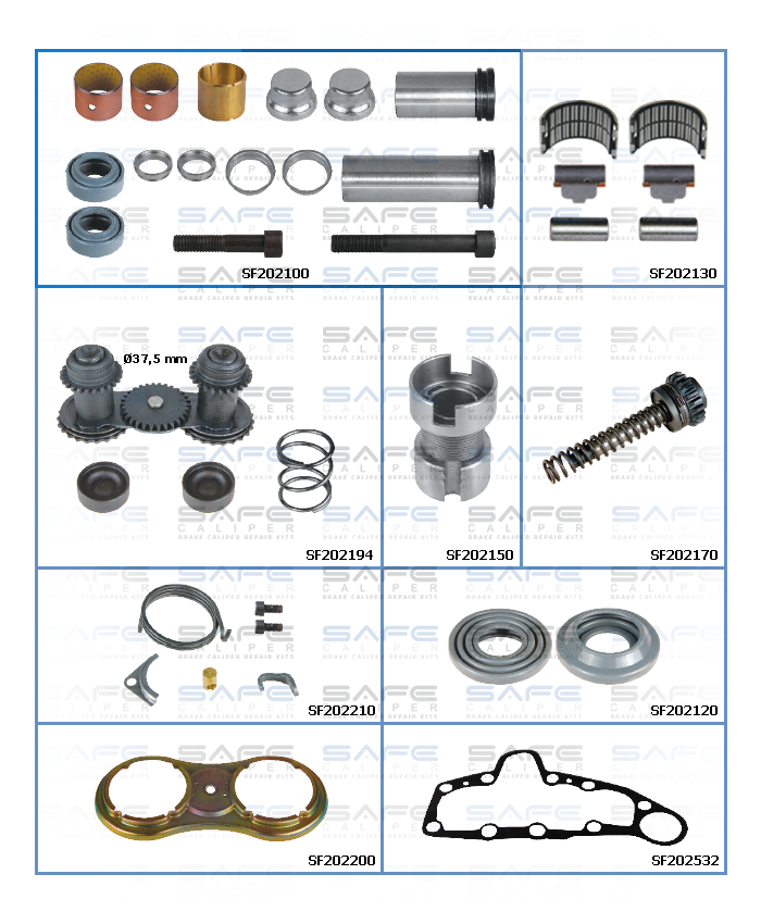 Caliper Repair Set (Man 463-464 / Old Model / Right)