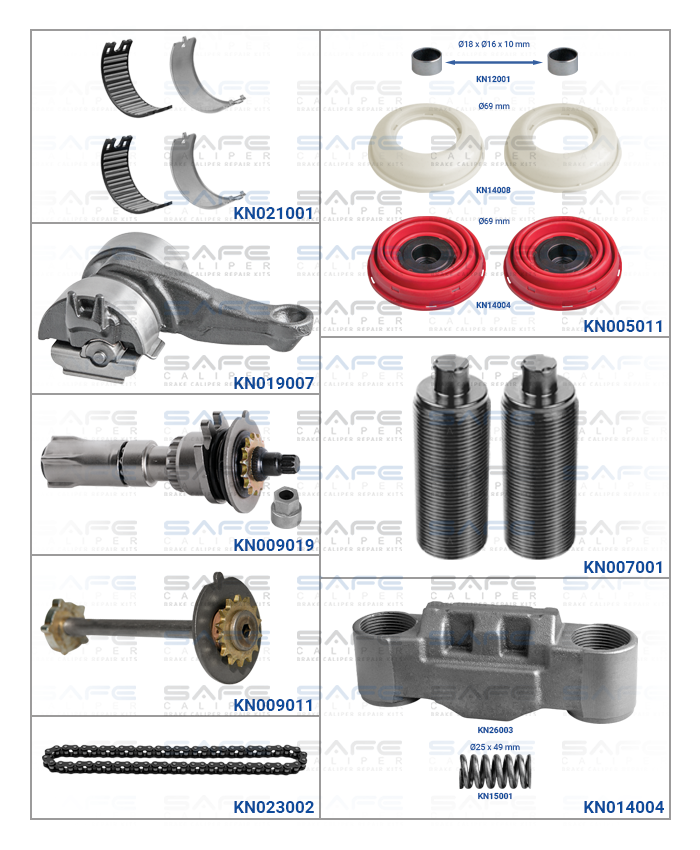 Caliper Repair Set (Man TGA)