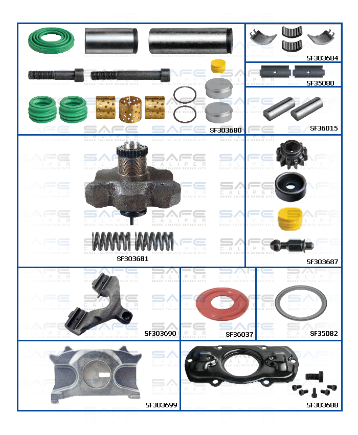Caliper Repair Set (Man TGS / Left)