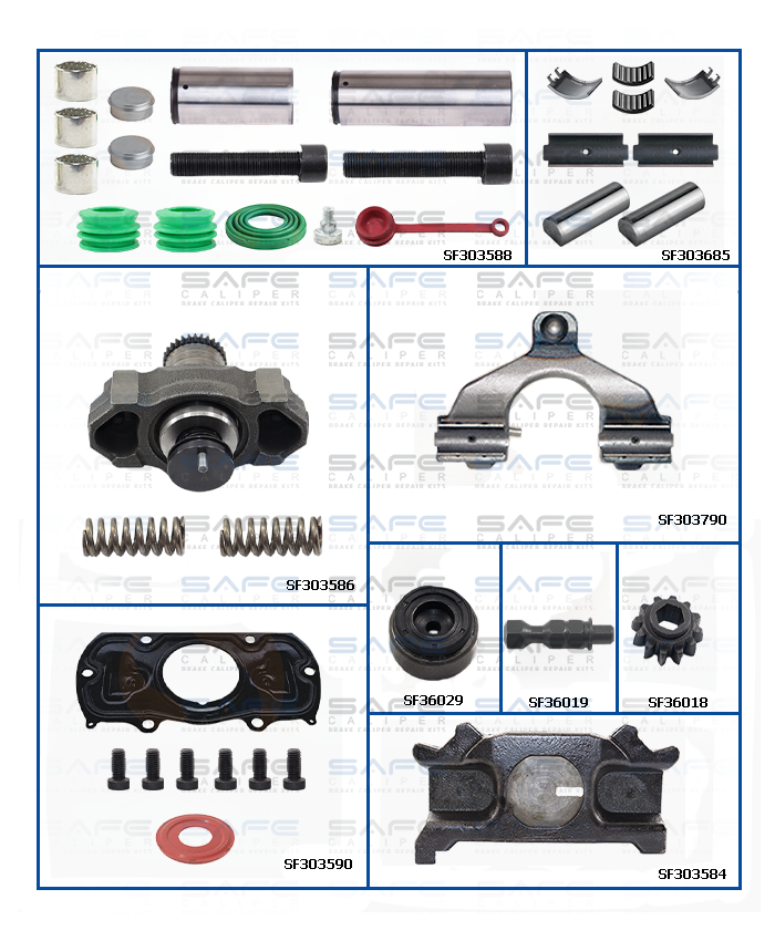 Caliper Repair Set (MAXX 19 / Left)