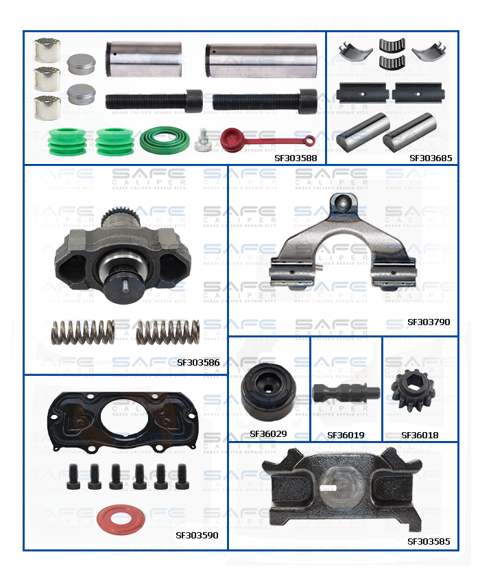 Caliper Repair Set (MAXX 19 / Right)