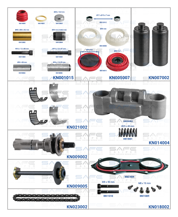 Caliper Repair Set (MB Axor / New Model)