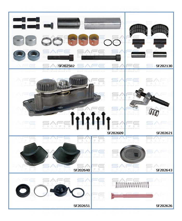 Caliper Repair Set (RVI 420 - Man TGA / New Model / Right)