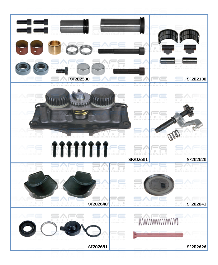 Caliper Repair Set (RVI 420 / Old Model / Left)