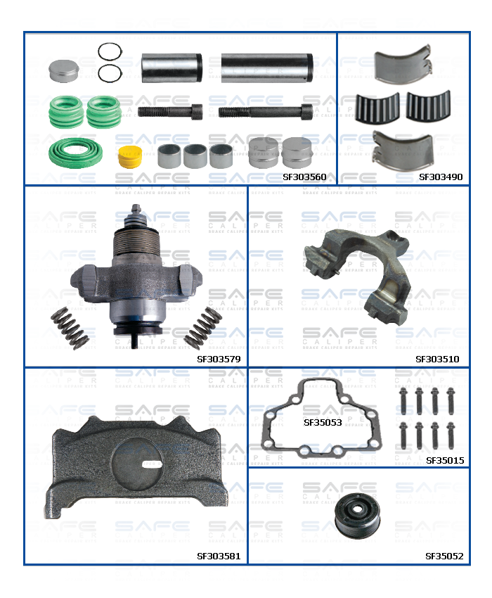 Caliper Repair Set (SAF Axle / Left)