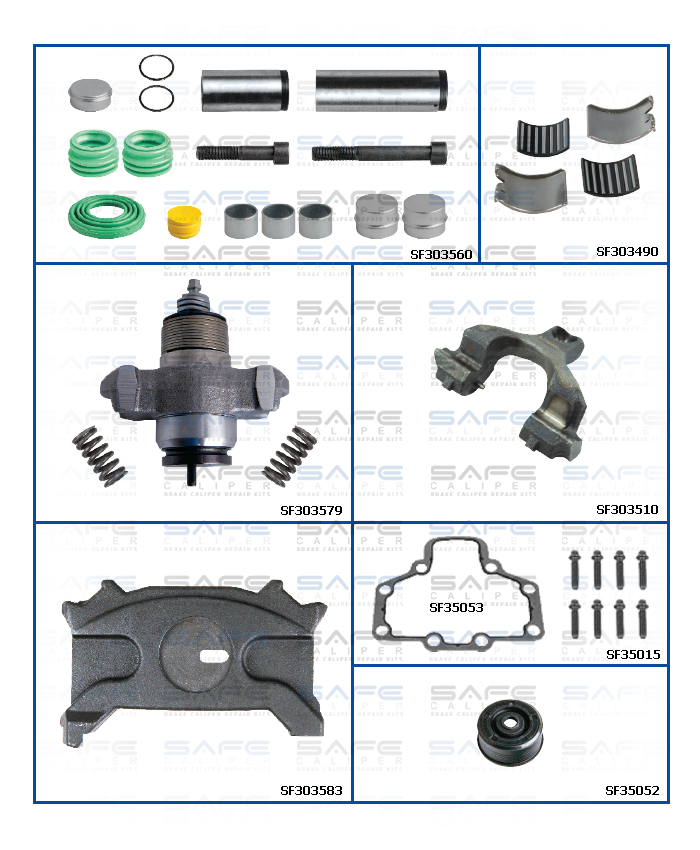 Caliper Repair Set (SAF Axle / PAN 22 / Left)