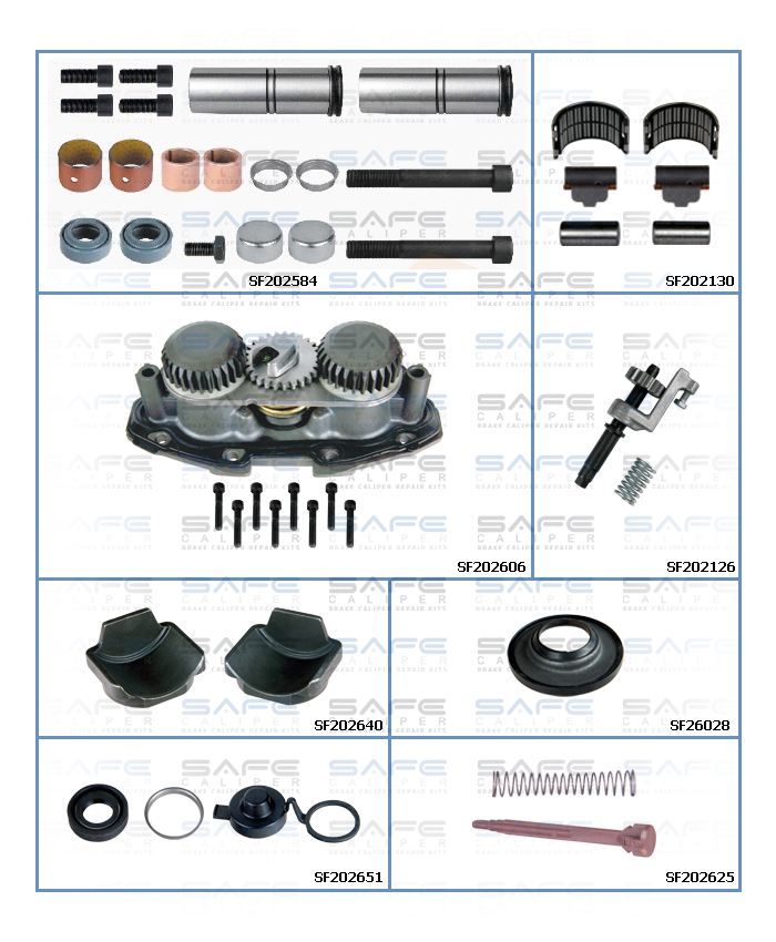Caliper Repair Set (Volvo / New Model)