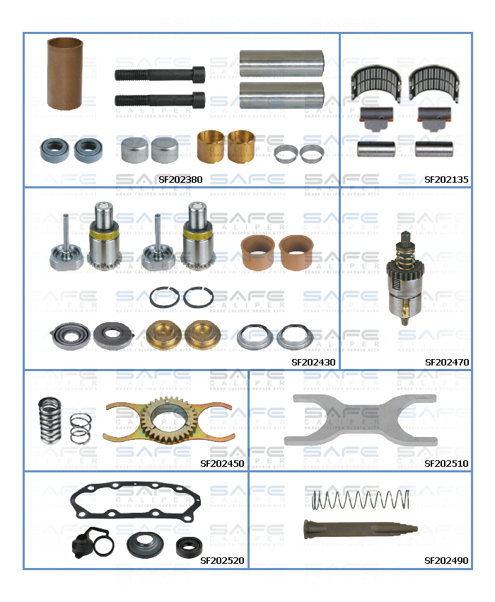 Caliper Repair Set (Volvo / Radial)