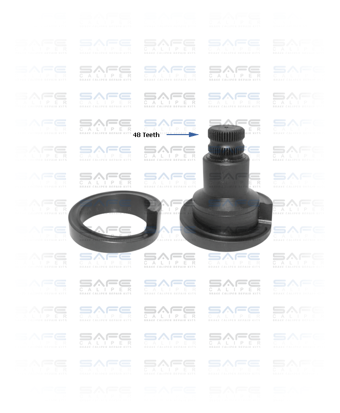 Caliper Shaft Assembly (48 Teeth / Short / Right)