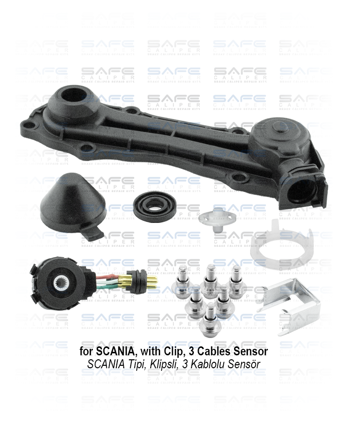Caliper Plastic Sensor Cover Kit (3 Cables Sensor)