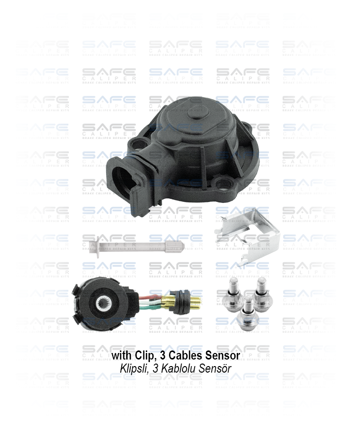 Caliper Plastic Sensor Cover Kit (3 Cables Sensor)
