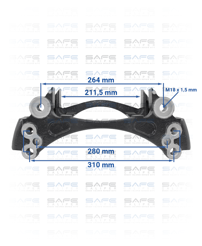 Kaliper Taşıyıcı (19,5 Inch / ELSA195 / ROR Axle)