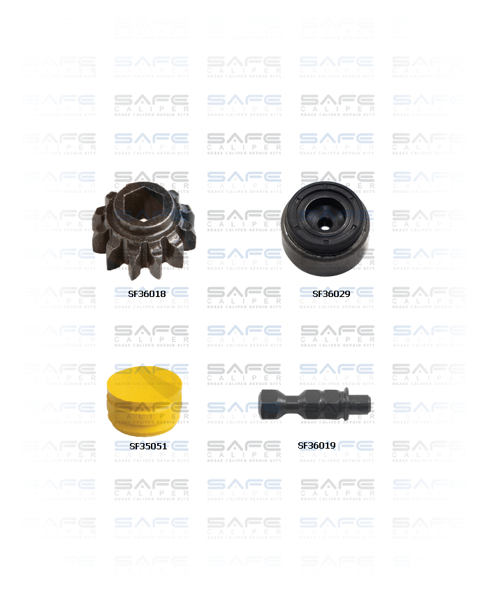 Caliper Adjuster Gear & Seal Kit
