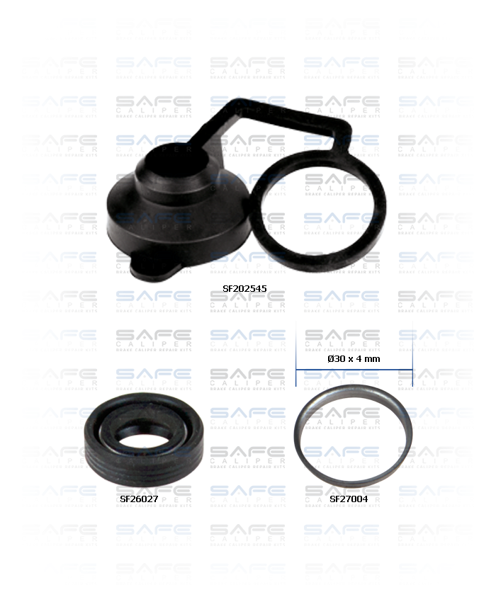Caliper Adjuster Seal & Boot Repair Kit