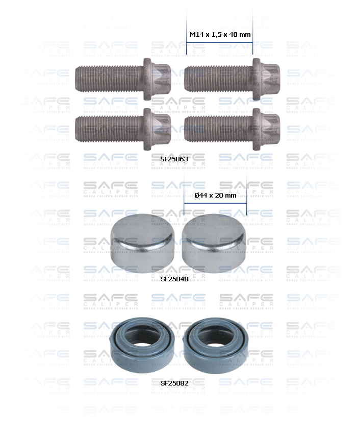Caliper Boot & Bolts Repair Kit