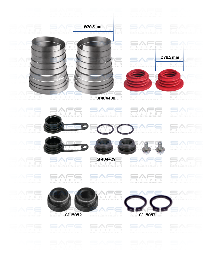 Caliper Boots & Cap Repair Kit