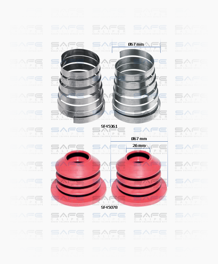 Caliper Boots & Spring Repair Kit