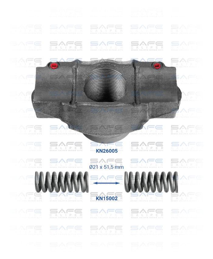 Caliper Bridge Assembly Repair Kit