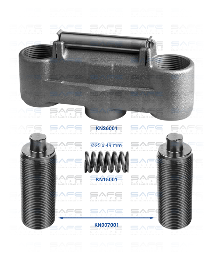 Caliper Bridge Assembly Repair Kit