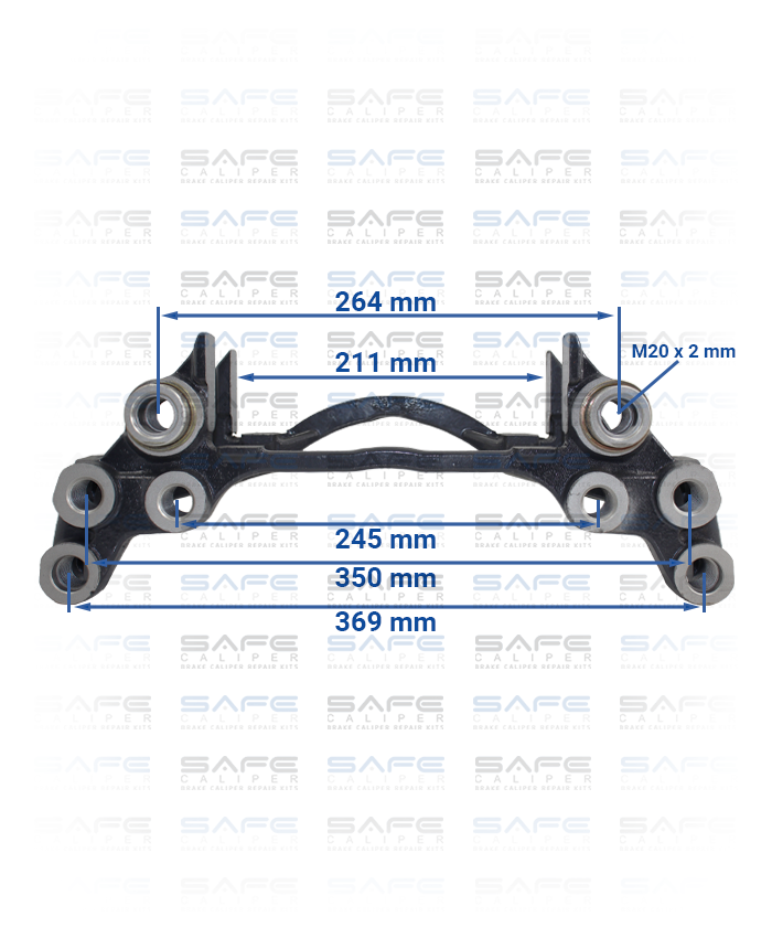 Caliper Carrier (17,5 Inch / Volvo/FL6/C DUCO Type)