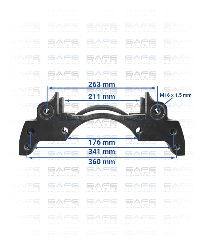 Caliper Carrier (19,5 Inch / Left)