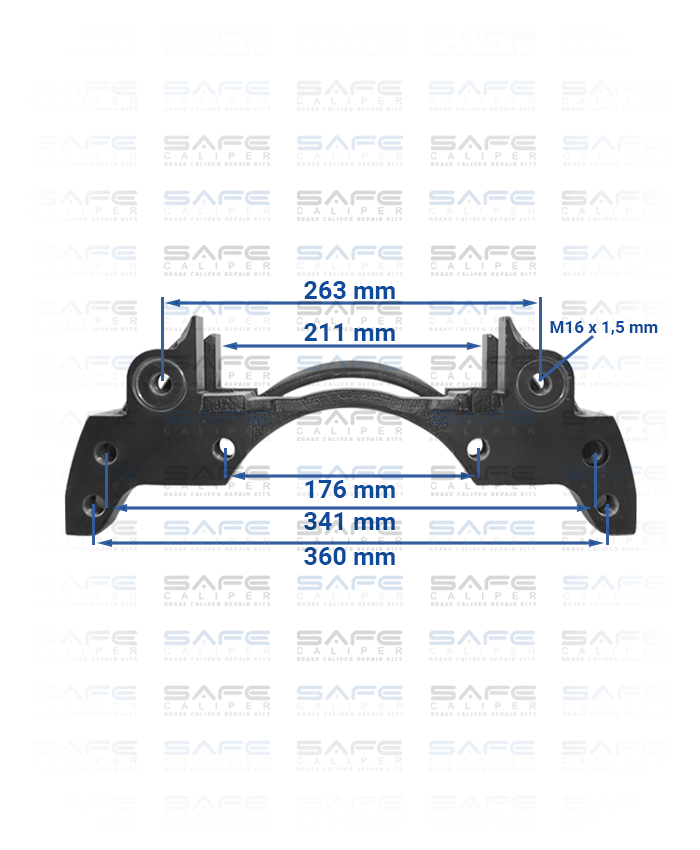 Caliper Carrier (19,5 Inch / Right)