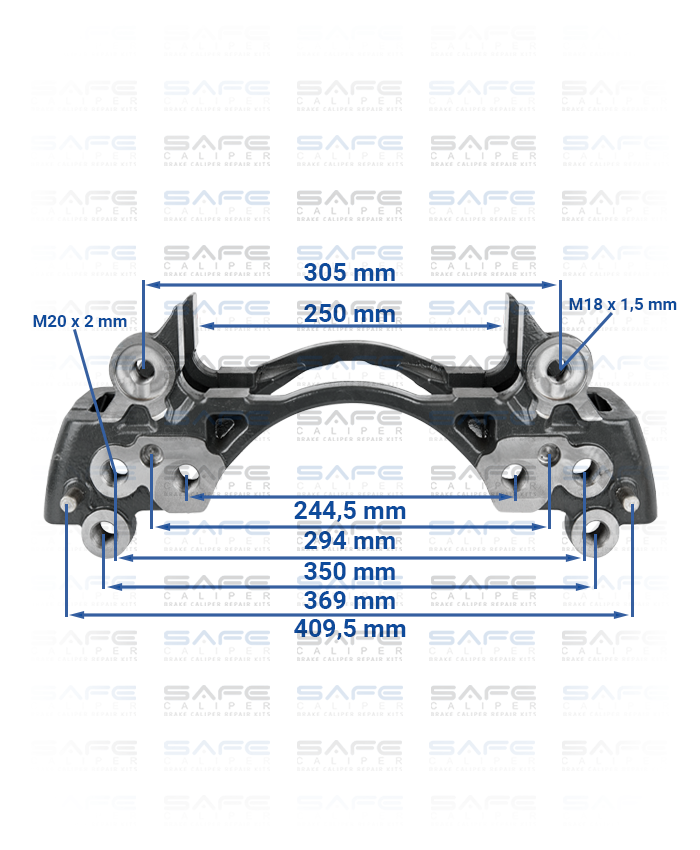 Caliper Carrier (ELSA 195/225/EX225 - Volvo / Right-Left)