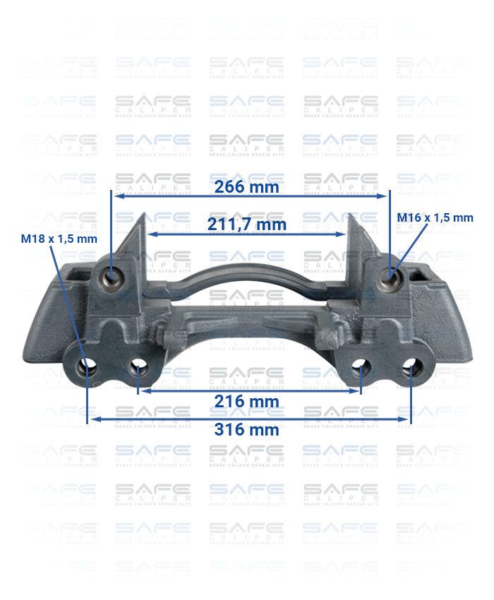 Caliper Carrier (for SAF Trailer)
