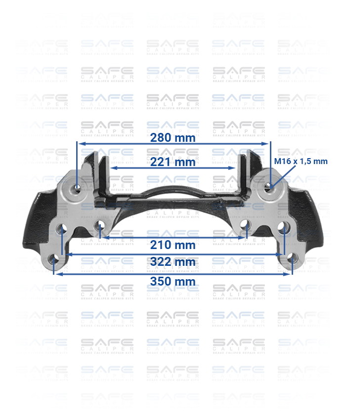 Caliper Carrier (MB Arocs / Rear / Left)